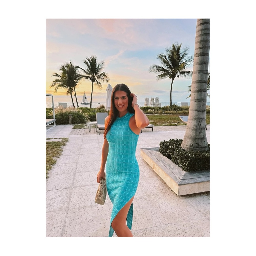 L’ACADEMIE Halia Knit Midi Dress